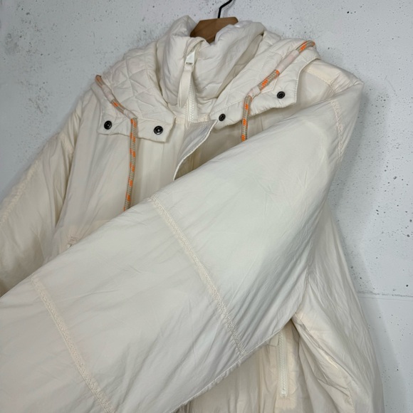 Free People Movement Quilted Hooded Lightweight Snap Button Zip Up Jacket Med - Picture 10 of 16